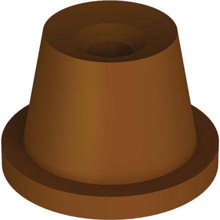 Pröpster 111 048 brown D:25mm H:17mm plastic spacer base