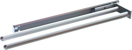 GRIMME 170219.S towel holder, two-armed, silver