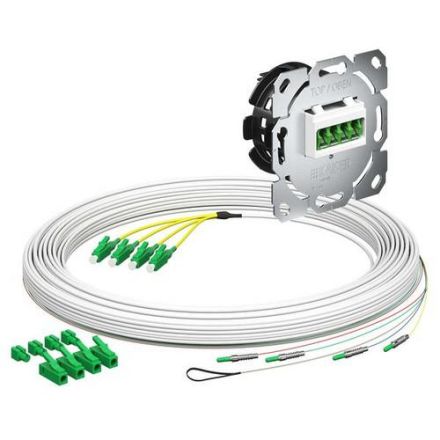 Kaiser 4250025 Gf-TA E3S UP 4xF LC/APC DX L:15m HÜP subscriber connection