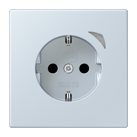 Jung BTLC1521S209 JUNG HOME SCHUKO® socket, 16 A 250 V ~, screw terminals, with function display, integrated increased contact protection, SAFETY+, thermoplastic painted ( LC32023 )