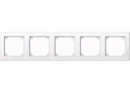 MERTEN 478525 frame 5-way active white glossy
