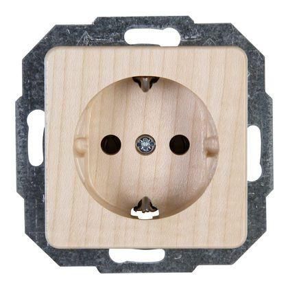 Kopp 914839088 MILANO maple SCHUKO socket