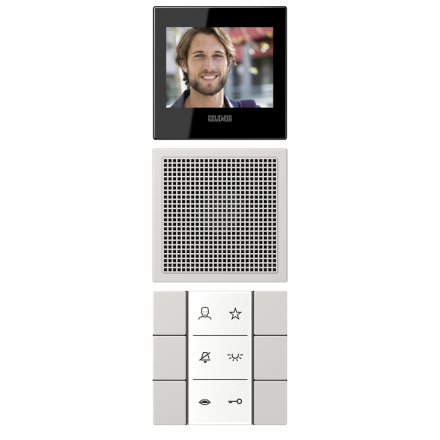 Jung SIVILS627LG Siedle In-Home-Bus video indoor stations, LS series, light grey