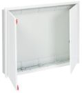 ABB Striebel & John TU54 small distribution board, flush-mounted, empty 5-row, with cover frame and door, 2CPX068574R9999