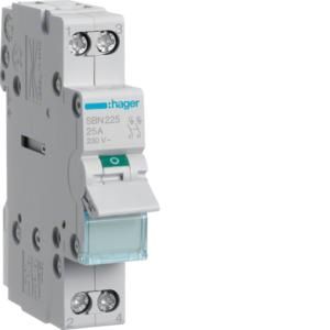 Hager SBN225 switch 2-pole 25A