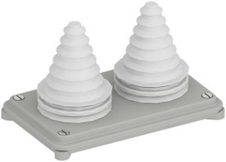 ABB Striebel & John ZW455 flange with cable grommets 2 grommets for diameter 14-68mm, 2CPX039512R9999