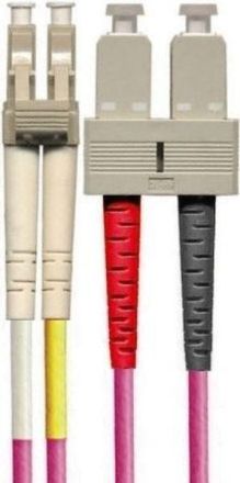 Paschke Datensysteme F22037OM4-25 dx. 50/125m OM4 pink LCd/SCd 25m fiber optic patch cable