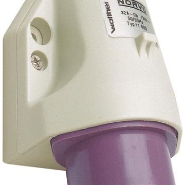 Walther 10801 16A 2-pole 42V 12h IP44 NORVO appliance plug