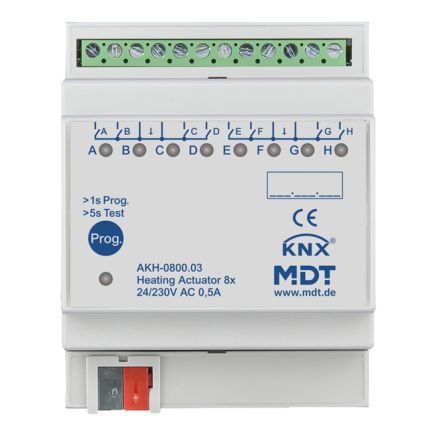 MDT AKH-0800.03 KNX heating actuator | 8-fold