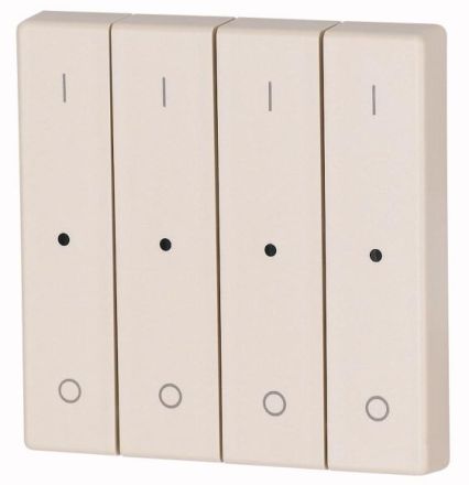 Eaton CWIZ-04/12-LED rocker, 4-way, + lens, I/0, cream, 147610