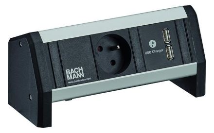 Bachmann 902.1309 power strip aluminum 35° IP20