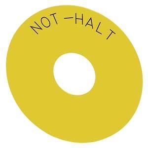 Siemens 3SU1900-0BC31-0AT0 backing plate round for emergency stop yellow 75mm