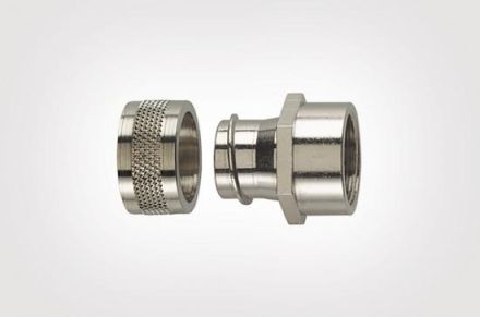 HellermannTyton 166-30602 SC25-FF-M25-NPB-ML-1 HelaGuard metal cable gland