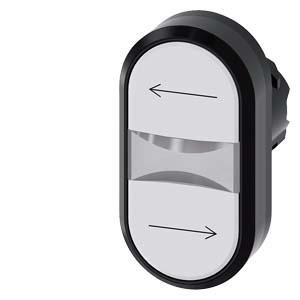 Siemens 3SU1000-3AB66-0AM0 double push button 22mm round