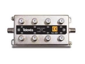 Televes AZ820D 8-way, 5-1218 MHz AD 20dB