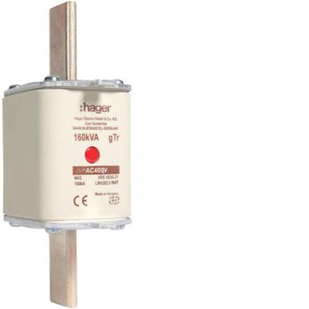 Hager LNH20231M4T NH fuse link NH2 gTr 400V 160kVA 231A M