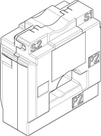 ABN 600/5A Kl.1 2.5VA NH1-3 current transformer (XTLW3600)