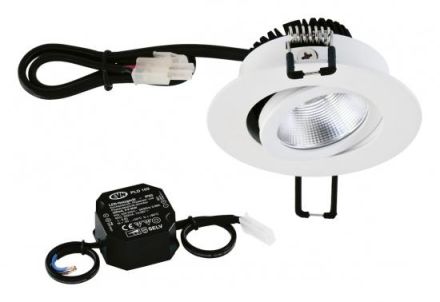 EVN PC20N60102 white 6W 3000K LED recessed ceiling spotlight LB20