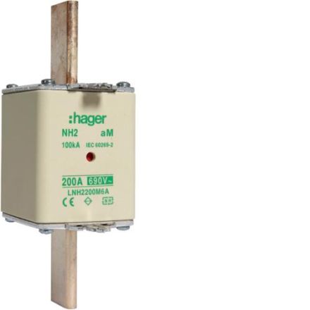 Hager LNH2200M6A NH fuse link NH2 aM 690V 200A K-detector