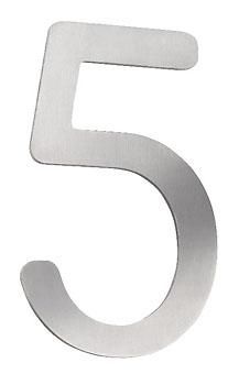 CMD stainless steel house number 5