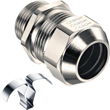 Kaiser Progress easyConnect brass 5-6.5mm AGRO cable gland M12, 1183.12.065