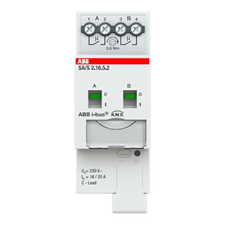 ABB SA/S2.16.5.2 KNX switch actuator 16 A C-load | 2-way