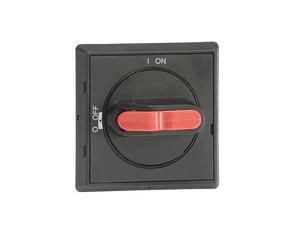 ABB Stotz-Kontakt OHBS2AJ, selector handle 0 OFF-1 ON black shaft 6mm IP65 for load break. , 1SCA105213R1001
