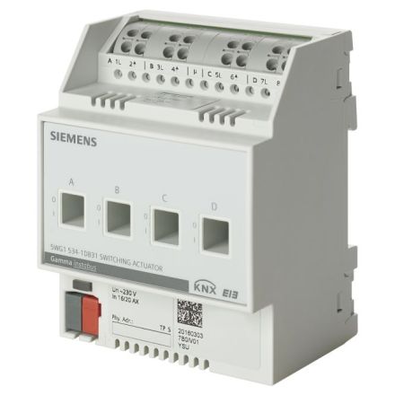 SIEMENS 5WG1532-1DB31 KNX switching actuator | 4-way, 10 A