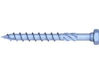 Reisser R0T572S121-1002009-1 HBS hexagonal wood construction screw, TX 40, end mill, TG, ETA, 10.0 x 200, steel, galvanized, blue, 1x sliding, pack of 50
