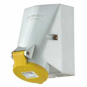 Mennekes 1750 wall socket TwinCONTACT 16A 4-pole 4h 110V IP44