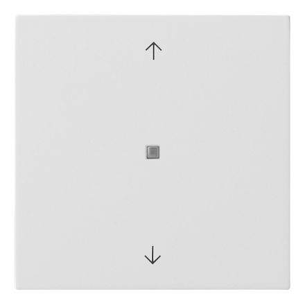 GIRA 5172112 KNX touch sensor surface switch | 1-way, arrows | pure white glossy