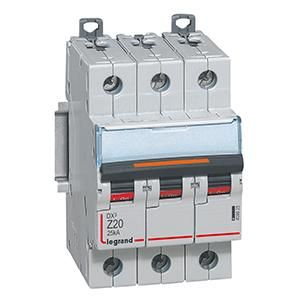 Legrand 409925 Circuit breaker DX3 Z20A 3P 25KA 3M