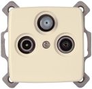 Kopp 923001081 antenna standard 3-way RIVO cream