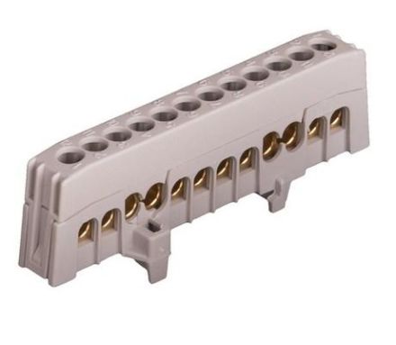 Pollmann 2020271 A12-F2 grey finger-safe phase terminal