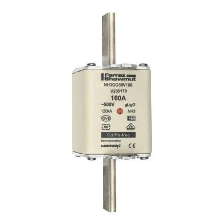 Mersen 1B369.000000 NH3GG50V160 160A size 3 AC500V KK gG NH fuse link