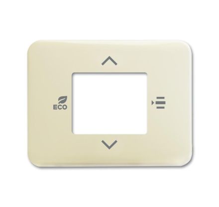 Busch-Jaeger 6109/03-22G central plate for room temperature controller or room temperature controller with CO2/humidity ivory/white