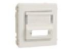 EFAPEL C.P. F/COUPLER F/SC APC DUPLEX FO CON MT WH