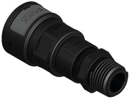 Fränkische Rohrwerke 4890561140 AZPA-10N01PB black plastic NPT strain relief