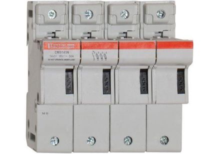 Mersen D331042A CMS143N 50A 3+N-pole without SI monitoring fuse holder