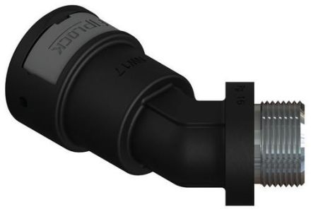 Fränkische Rohrwerke 4891189200 AAPA-36P36MB sw 45° metal PG connection screw