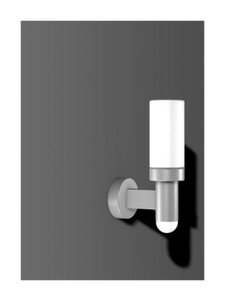 RZB 621092.004.19 Cylinder A60 77W E27 230x130x410 BWM LED wall light