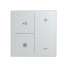 BUSCH-JAEGER LFMW/A.4.63.1-83 rocker for Keypad future | 4-way, symbol music control | aluminum silver