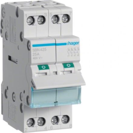 Hager SBN425 switch 4-pole 25A