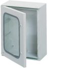 Hager FL271B cabinet Orion SKII clear door 650x500x250
