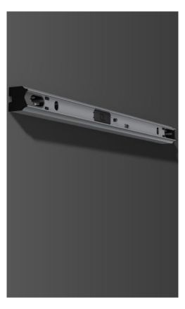 RZB L-DE 60W 500x35x58 aluminum wall light