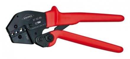 Knipex 97 52 06 brown plastic 250mm for insulated cable crimping lever pliers