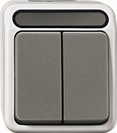 MERTEN MEG3115-8029 series switch 1-pole light grey