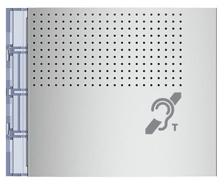 Bticino 352701 front panel SFERA New for induction m. ALLMETAL, (aluminium)