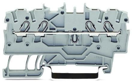 Wago 2000-1404 4L-DG 1.0qmm blue feed-through terminal
