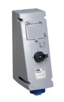 ABB Stotz-Kontakt 232MPM9W, Switchable wall socket, 32 A 9h, IP67, 2P+E, with LSS, 2CMA168009R1000